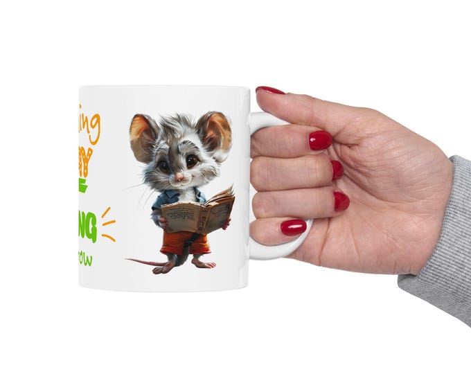 Inspirational Teacher Ceramic Mug - "Learning Today Leading Tomorrow" - Perfect Gift for Educators, Coffee Lovers, School Gifts,
