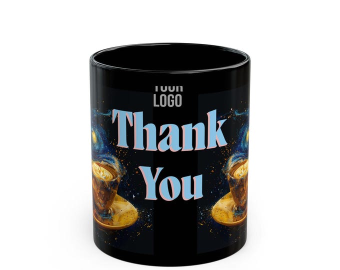 Cosmic Thank You Mug - Perfect Gift for Coffee Lovers, Space Enthusiasts, Appreciation Gesture, Unique Design