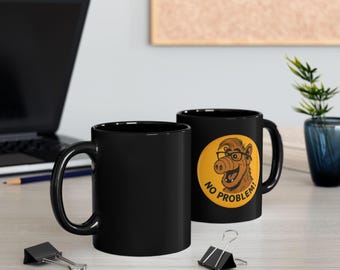 Funny Black Mug - You are literally the only person I like, Gifts for Friends, Humor Coffee Cup, ALF Collectible Merch, Unique Drinkware