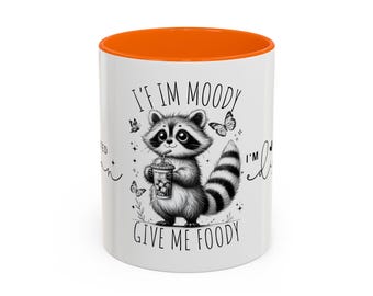 Limited Edition Moody Raccoon Coffee Mug - Perfect for Animal Lovers