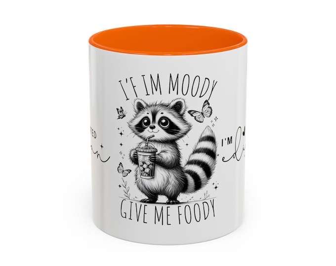 Limited Edition Moody Raccoon Coffee Mug - Perfect for Animal Lovers