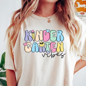 Teacher Shirt, Kindergarten Shirt for Back to School, Kindergarten Teacher Shirt, Teacher Appreciation, Back to School Tshirt, Holiday Shirt
