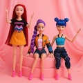 Kpop Demon Hunters Doll Set – 3D Anime Character Figures｜Kpop Girl Group Poseable Figurines｜Collectible Dolls for Kids, Fans & Gift Givers