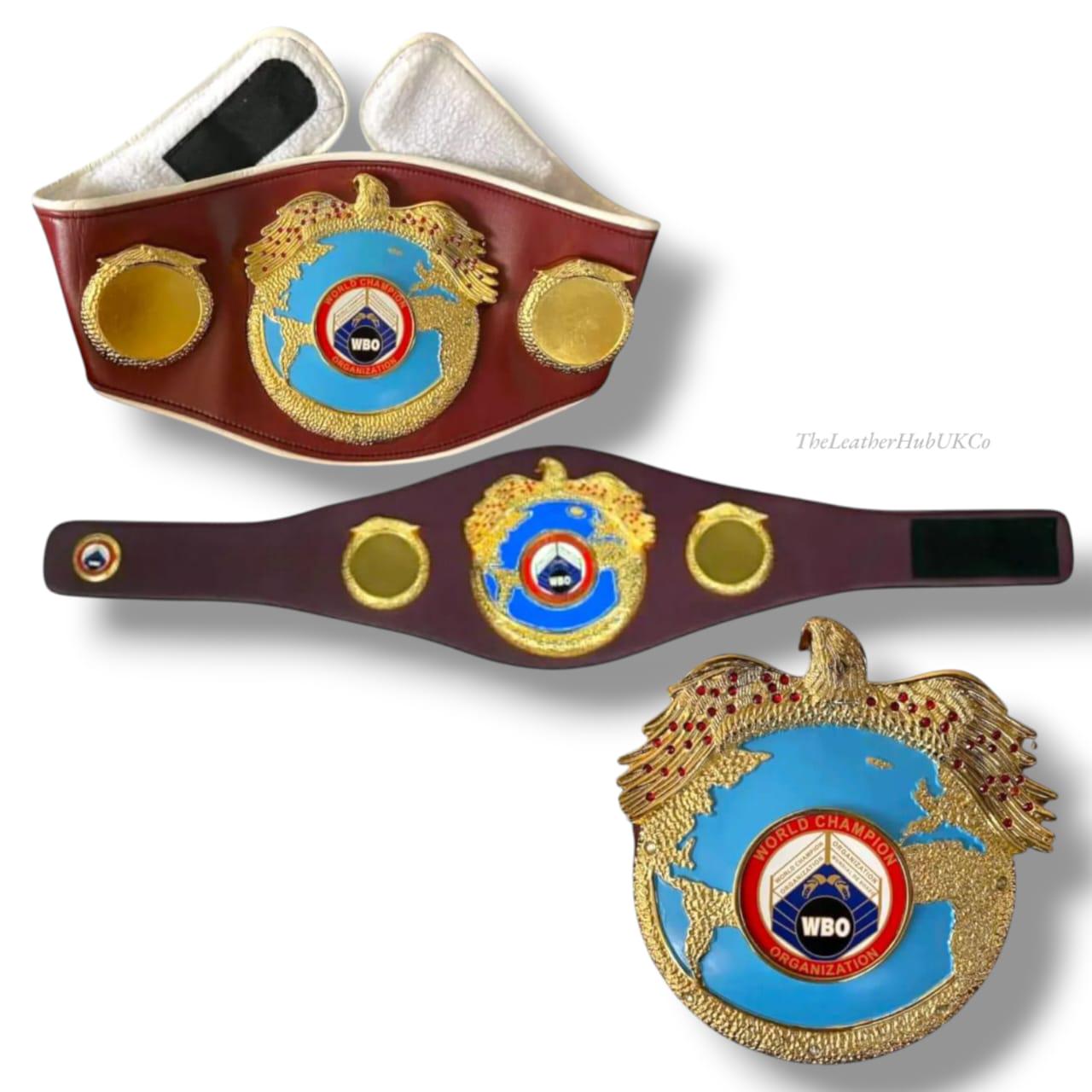 ハンドメイドWBOチャンピオンシップボクシングベルトレプリカ