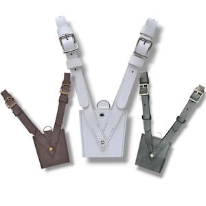 Handmade Leather Sword Frog: Adjustable Cosplay Belt Clip