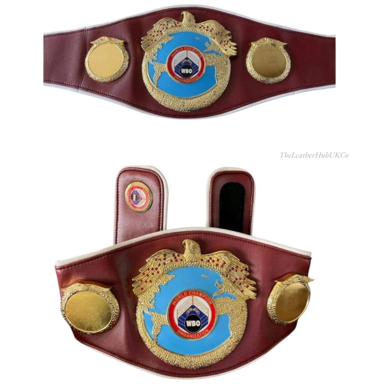 ハンドメイドWBOチャンピオンシップボクシングベルトレプリカ