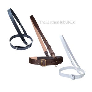 ハンドメイドレザーのサムブラウンベルト：英国軍パレードベルト
