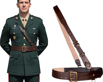 米軍 M1921ベルト 複製品 騎兵 憲兵 将校 サムブラウンベルト 海軍陸