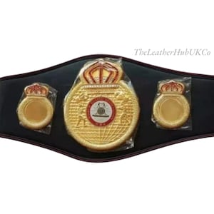 Handmade WBA World Boxing Belt – Full Size 3D Replica for Adults | Championship Boxing Gift & Premium Sports Collectible