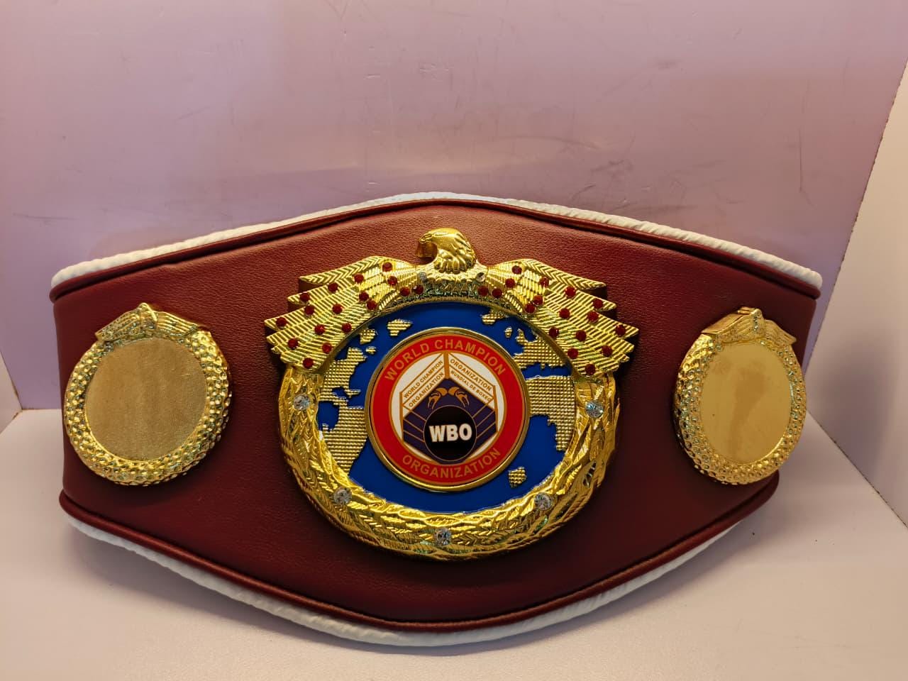 WBO チャンピオンベルト　ミニサイズ 子供用ミニWBOボクシングチャンピオンベルト – 調節可能なレスリング