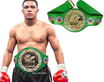 WBC Boxing World Championship Belt Replica – Adult Size Green Leather Sports Fan Collectible