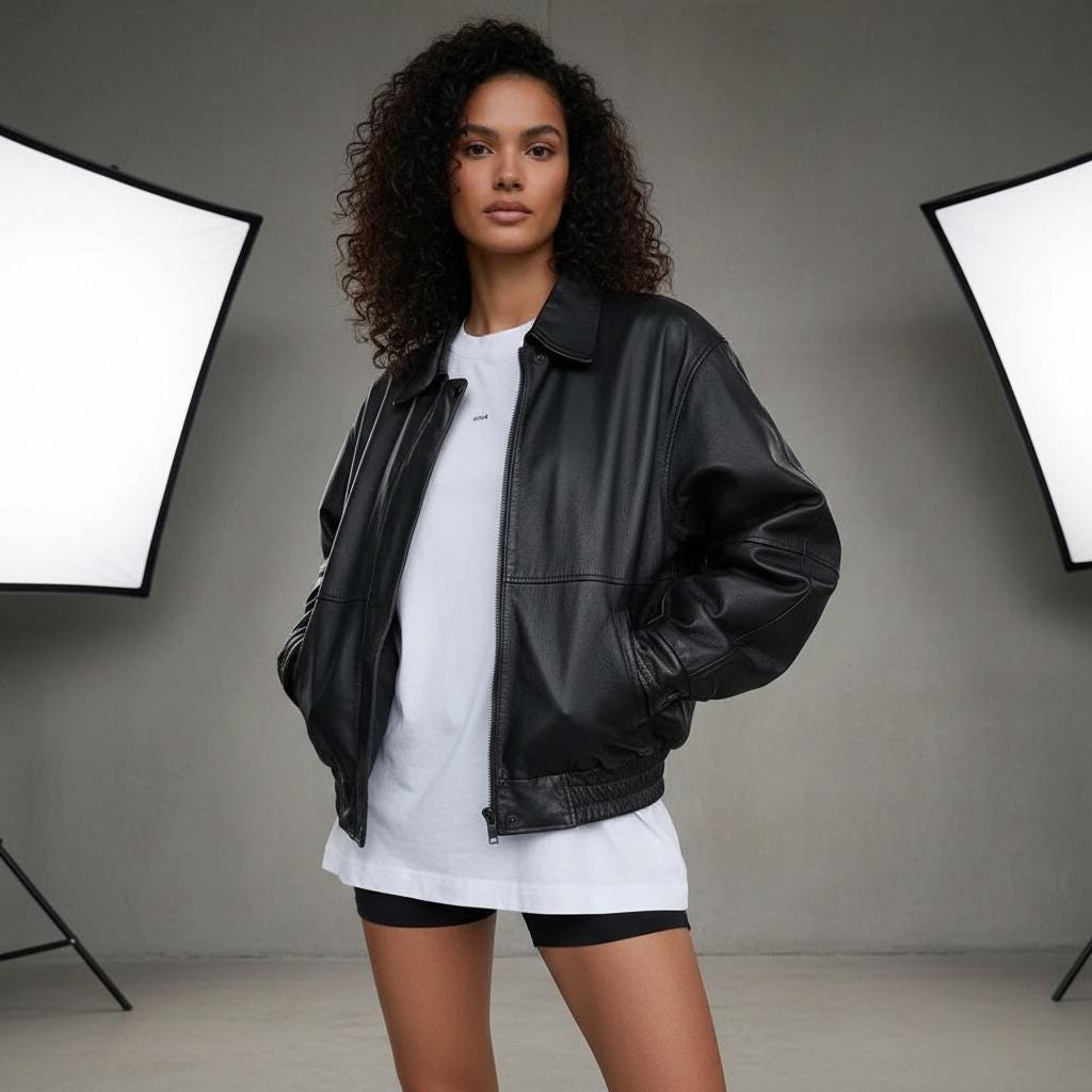 Lambskin Leather Jacket 90s Vintage - Etsy