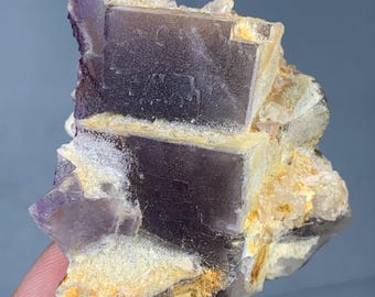 Natürliche Lila Kubische Fluorit Kristall Ansammlung von Pakistan | Mineral zum Sammeln und Ausstellen