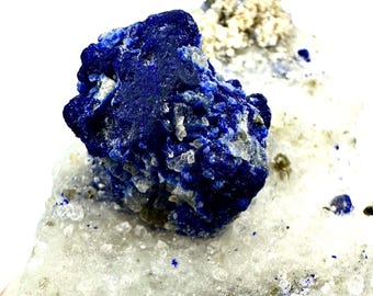 Lapislázuli afgano: espécimen de cristal de lazurita natural