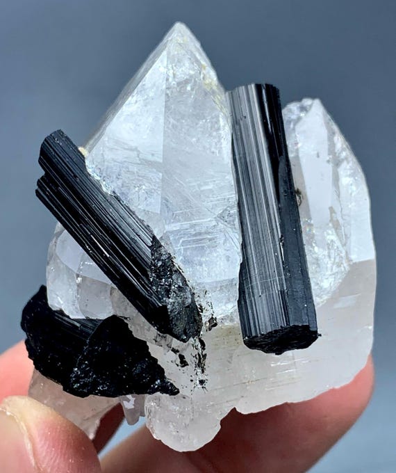 トルマリン 3.33g 79g 天然ブラックトルマリン結晶（クォーツ入り