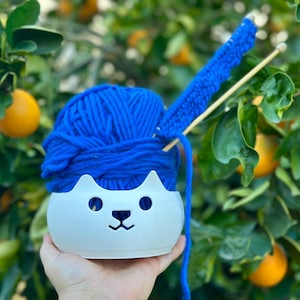 3D Printed Cat Yarn Bowl – The Purr-fect Knitting & Crochet Companion!