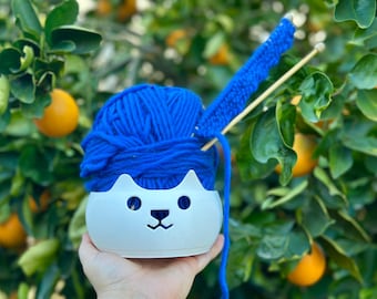 3D Printed Cat Yarn Bowl – The Purr-fect Knitting & Crochet Companion!