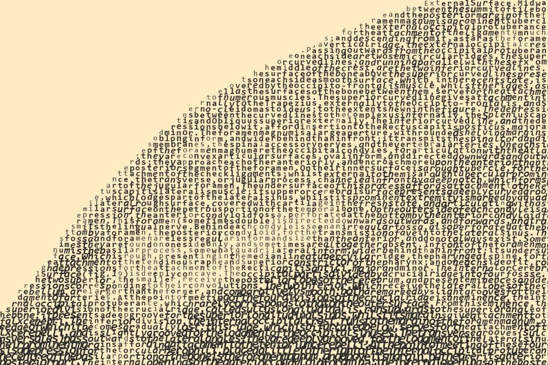 Paragraph Sign Ascii Custom Paragraph-portraits: Upload Photo and Text for Thoughtful Gift ...