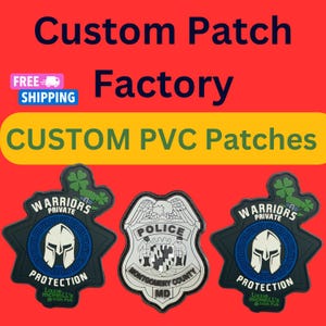 Naszywki 3D z PVC na zamówienie, rzepy, do prasowania