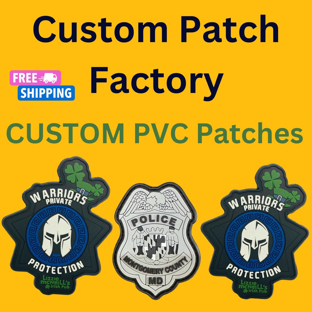 Create Your Own Custom PVC Patch, Rubber Patches, 2D and 3D Patches ...