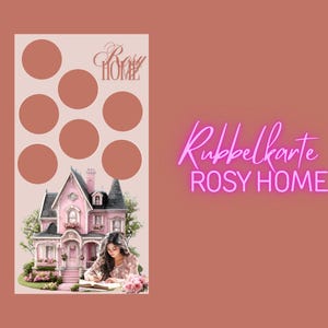 Carta da grattare Sfida Risparmio Rosy Home A6