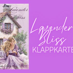 Sfida risparmio Lavender Bliss biglietto pieghevole A6