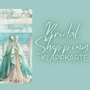 Sfida risparmio biglietto pieghevole per acquisti da sposa A6