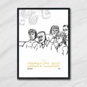 Vintage Movie Print | The Iron Claw | 2023 | Cinema decoration