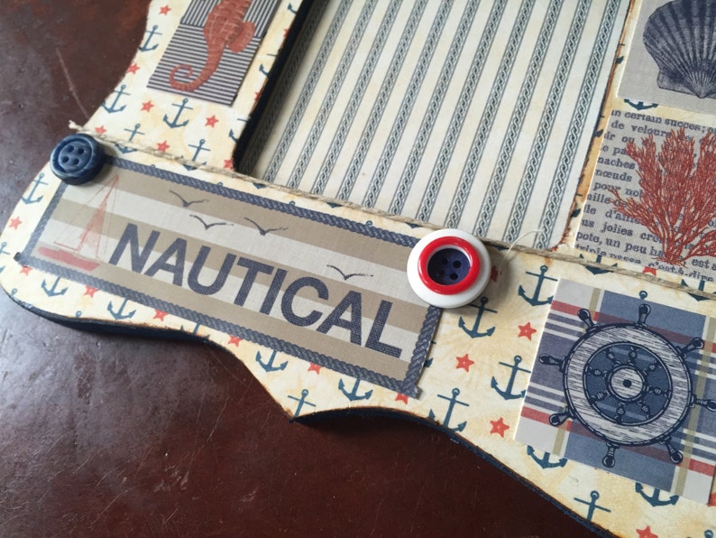 Nautical Themed Decoupaged Picture Frame image 4