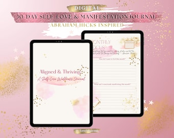 Diario di 30 giorni di benessere e manifestazione ispirato ad Abraham Hicks (download digitale)