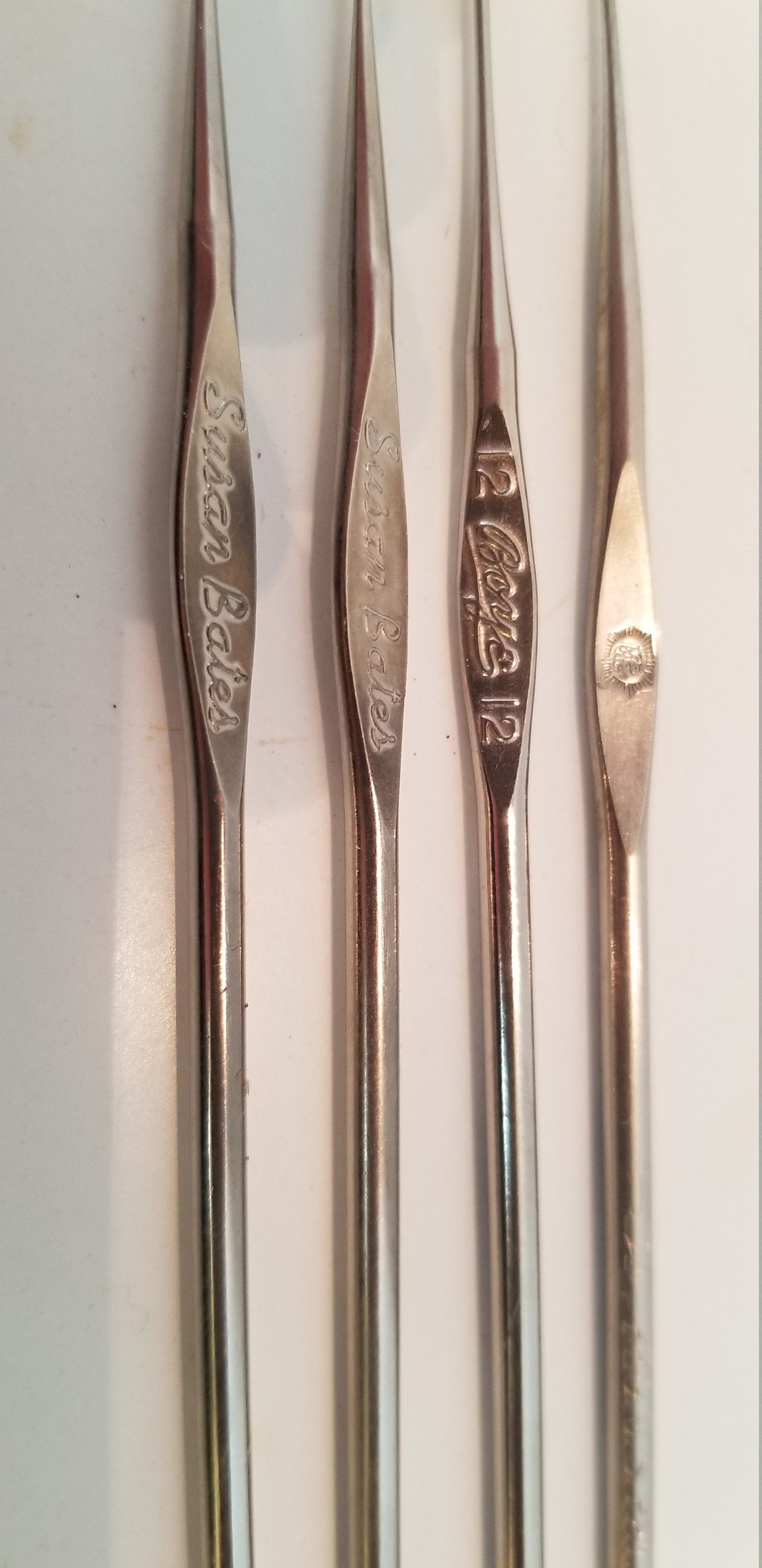 Vintage Crochet Hooks Size 9 10 12 Susan Bates Made in USA Etsy
