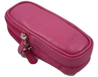 Luxury Soft Leather Unisex Double Glasses Case Spectacles By Love Emvy 5 Colours