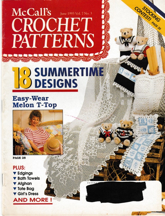 Craft Supplies & Tools Kits & How To Crochet McCall's Crochet Patterns ...