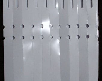 100 White Vinyl Loop Plant/Tree Tags Wrap Around 7" x 5/8" Free Ship