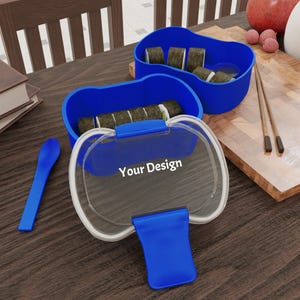 Eco-Friendly Two-Tier Bento Box for Meal Prep, Lunchbox, Snack Container, Back to School, Kitchen Organization
