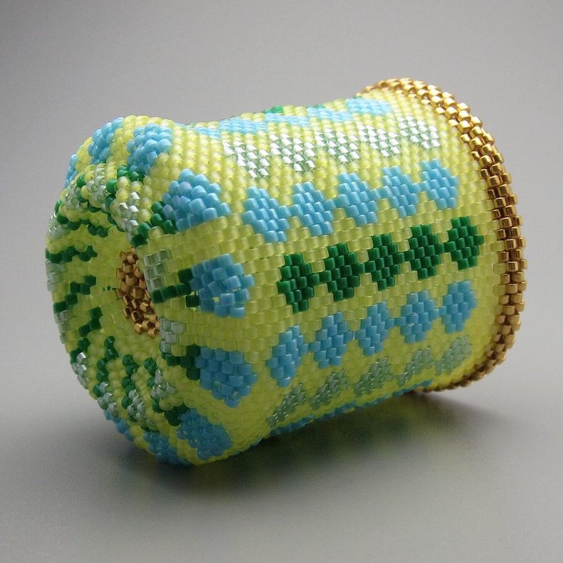 Beaded Basket Collectible Art Basket Bead Art Beadweaving Art Basket Bead Woven Basket Beadwoven