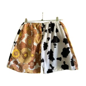 Upcycled Patchwork Shorts – Handmade One of a Kind – Festival Wear – Unisex