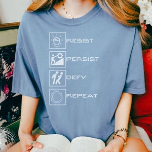Resist Soft T Shirt, Resistance, Political or Protest T-Shirt, Anti Trump, Not My President, Democratic, Liberal, Progressive, Left Shirt