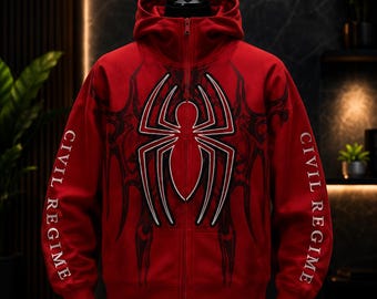 Spider-Man Brand New Day 2026 Web Red Hoodie