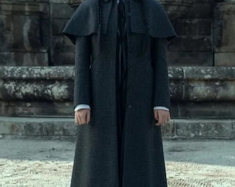 Jenna Ortega Wednesday Season 2 Wednesday Addams Tweed Black Coat