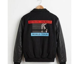 Michael Jackson Bad Tour Jacket | Retro 80s King of Pop Concert Costume
