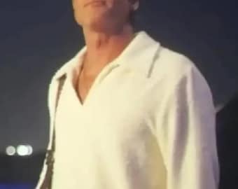 F1 The Movie Brad Pitt (Sonny Hayes)  White Sweatshirt