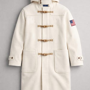 White Duffle Coat - Etsy