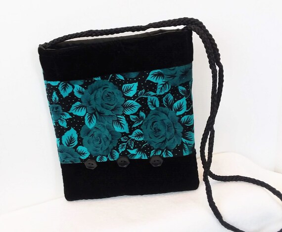 velvet sling bag