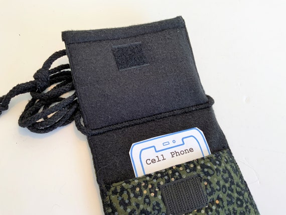 Two Pocket Cell Phone Crossbody Bag