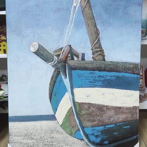 Boat painting, furnishing accessory, wall decoration