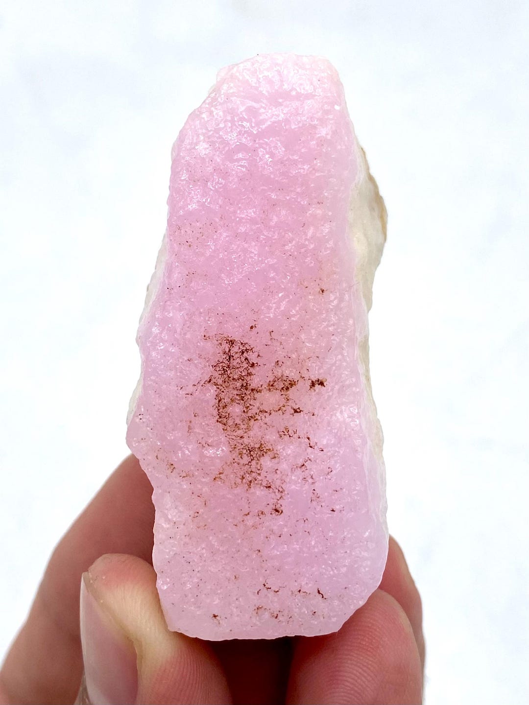 62 Grams Rare Pink Aragonite Crystal Specimen Combine With Iron From ...
