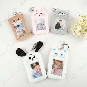 SEVENTEEN Photo Card Holder, K-Pop Keychain, SVT Fan Gift, Carat Gift, 17 Photo Card Holder, Card Display Stand, SEVENTEEN