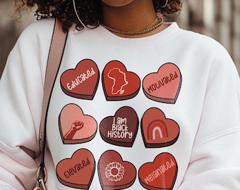 Mese della storia dei neri SVG PNG: design per l'empowerment della melanina (download digitale)