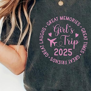 Girl&#39;s Trip 2025 SVG: Weekend Getaway Design (Digital Download)